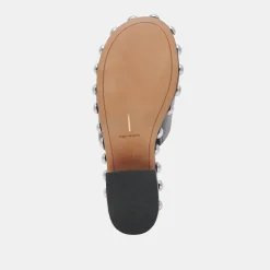 GLORI HEELS BLACK LEATHER^Dolce Vita Best