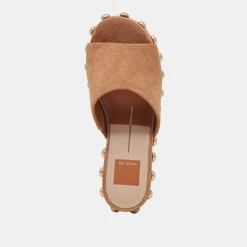GLORI HEELS PECAN SUEDE^Dolce Vita Discount