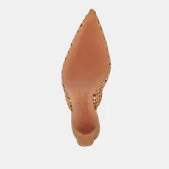 GLORIA HEELS NATURAL WOVEN^Dolce Vita Hot