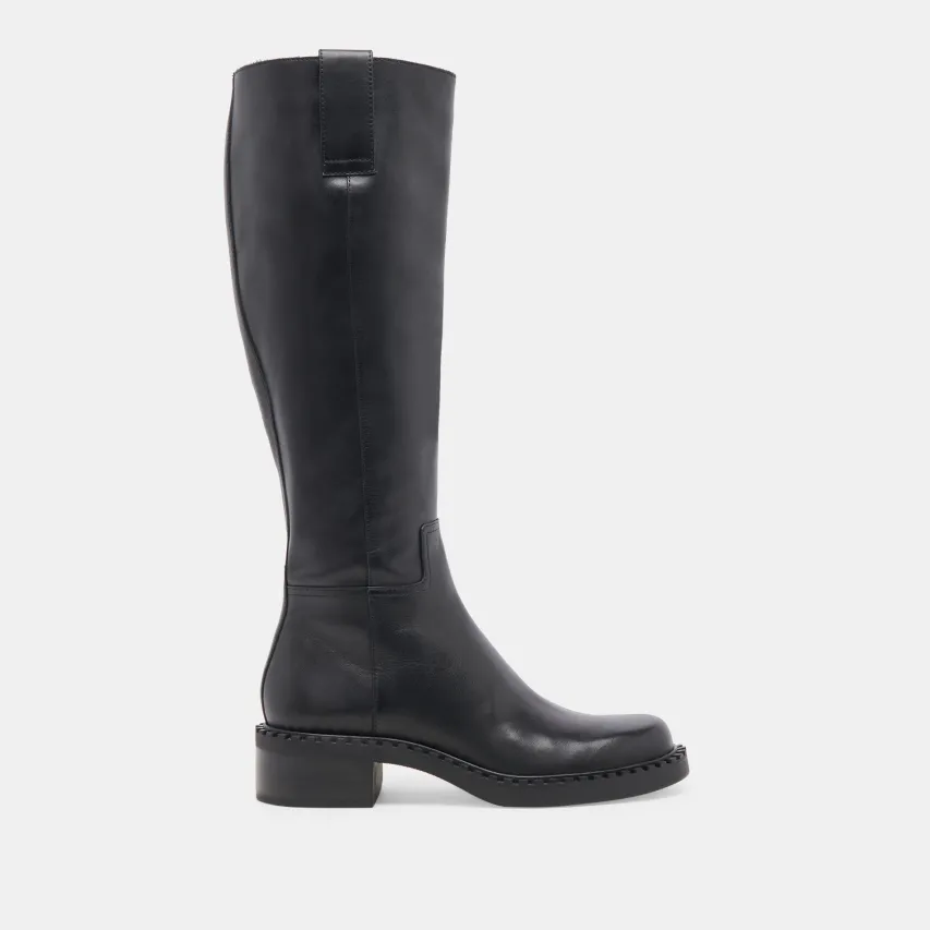 GLORY H2O BOOTS BLACK LEATHER^Dolce Vita New