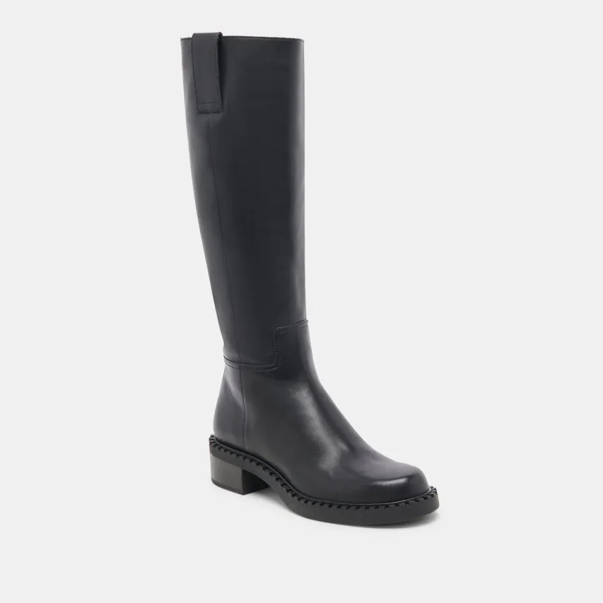 GLORY H2O BOOTS BLACK LEATHER^Dolce Vita New