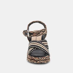 GRAYCE HEELS BLACK MULTI WOVEN^Dolce Vita Clearance