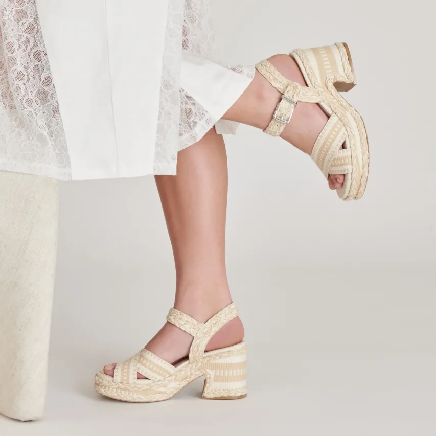 GRAYCE HEELS NATURAL MULTI WOVEN^Dolce Vita Online