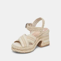 GRAYCE HEELS NATURAL MULTI WOVEN^Dolce Vita Online
