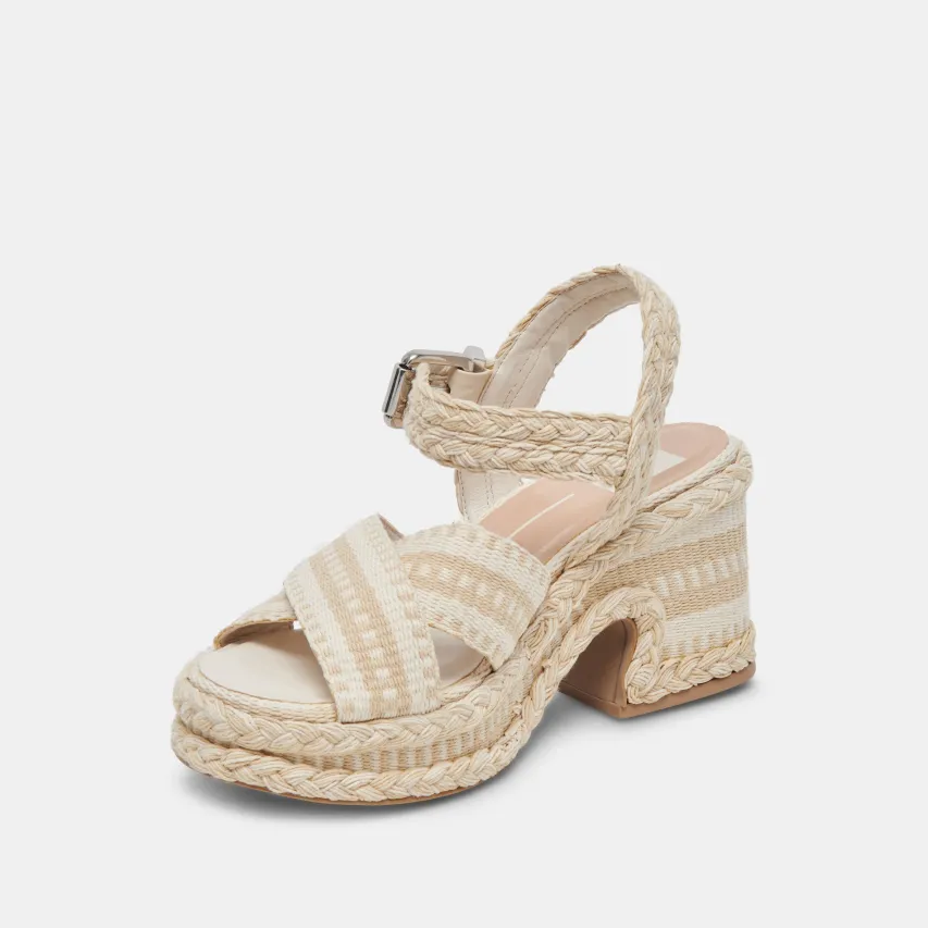 GRAYCE HEELS NATURAL MULTI WOVEN^Dolce Vita Online
