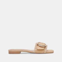 GRECIA SANDALS LT NATURAL RAFFIA^Dolce Vita New