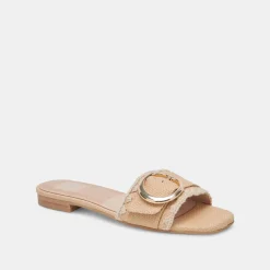 GRECIA SANDALS LT NATURAL RAFFIA^Dolce Vita New