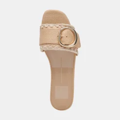 GRECIA SANDALS LT NATURAL RAFFIA^Dolce Vita New