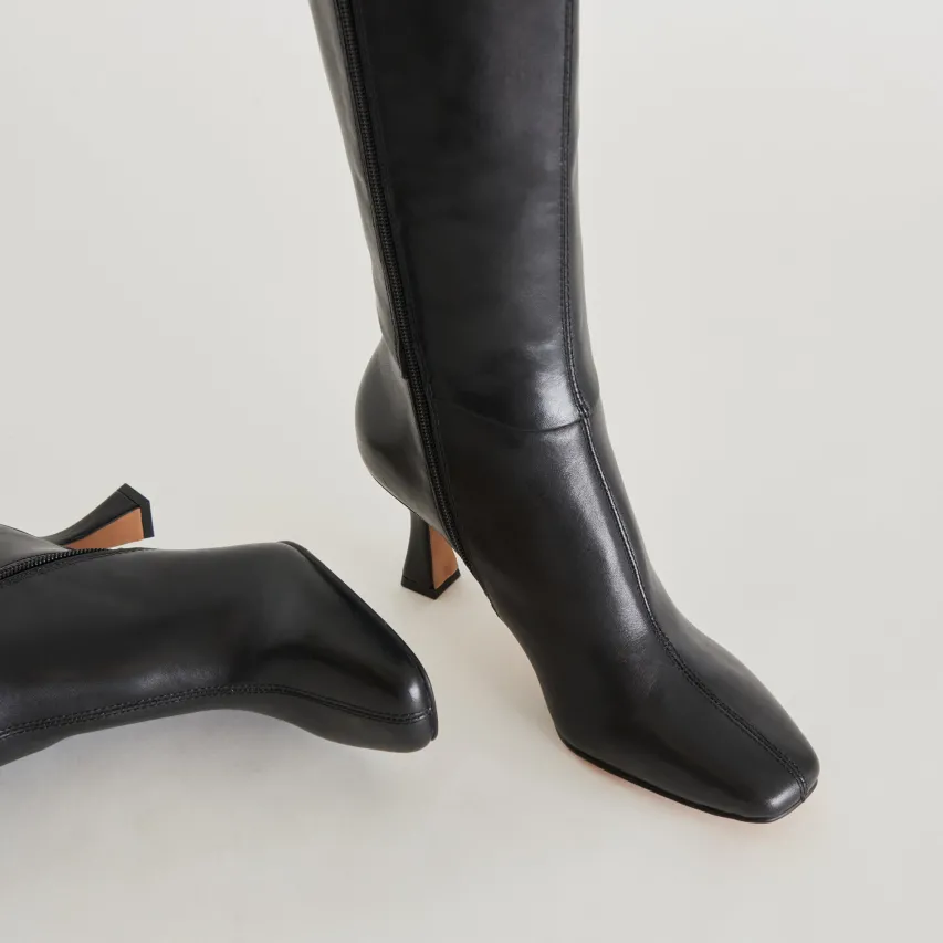 GYRA BOOTS BLACK LEATHER^Dolce Vita Sale