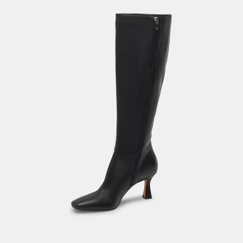 GYRA BOOTS BLACK LEATHER^Dolce Vita Sale