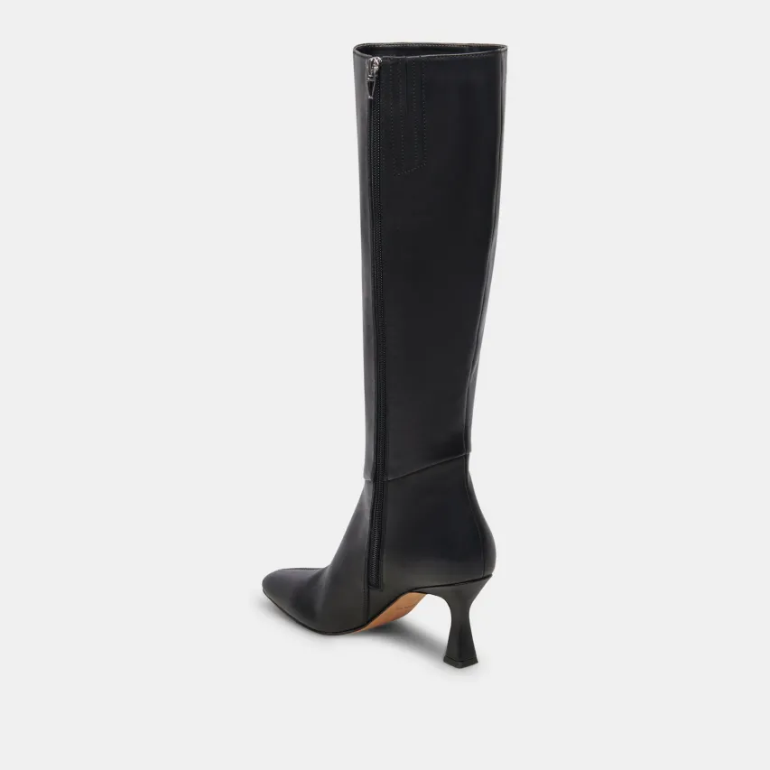 GYRA BOOTS BLACK LEATHER^Dolce Vita Sale