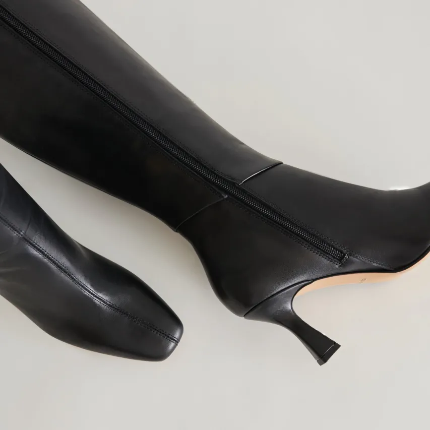 GYRA BOOTS BLACK LEATHER^Dolce Vita Sale