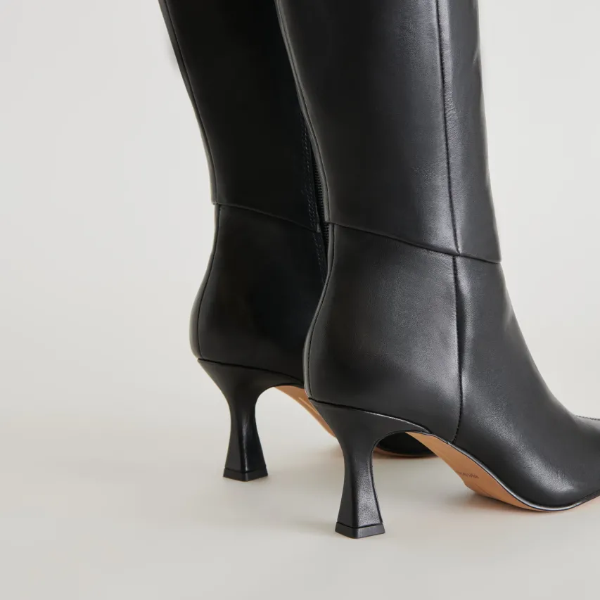 GYRA BOOTS BLACK LEATHER^Dolce Vita Sale
