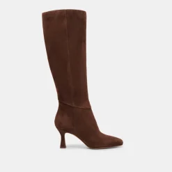 GYRA BOOTS DK BROWN SUEDE^Dolce Vita Discount