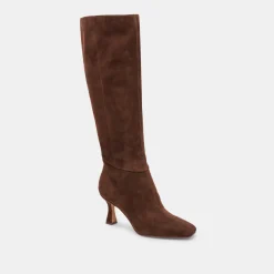 GYRA BOOTS DK BROWN SUEDE^Dolce Vita Discount