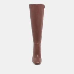 GYRA EXTRA WIDE CALF BOOTS CHOCOLATE LEATHER^Dolce Vita Discount
