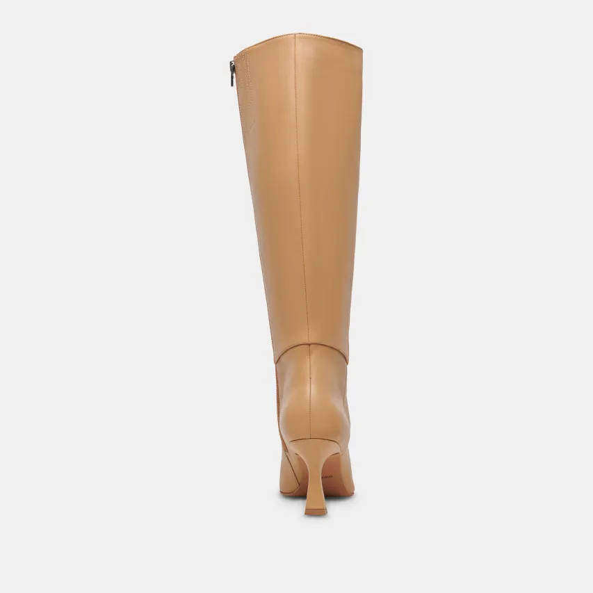 GYRA WIDE CALF BOOTS TAN LEATHER^Dolce Vita Hot