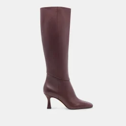 GYRA WIDE CALF BOOTS WINE LEATHER^Dolce Vita Sale