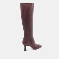 GYRA WIDE CALF BOOTS WINE LEATHER^Dolce Vita Sale