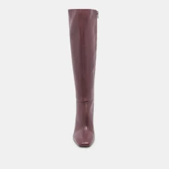 GYRA WIDE CALF BOOTS WINE LEATHER^Dolce Vita Sale