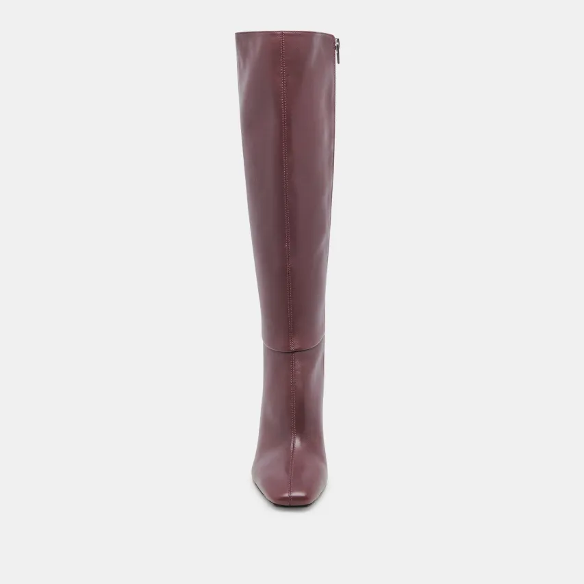 GYRA WIDE CALF BOOTS WINE LEATHER^Dolce Vita Sale