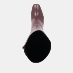 GYRA WIDE CALF BOOTS WINE LEATHER^Dolce Vita Sale