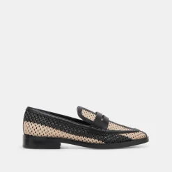 HALLEY FLATS BLACK MULTI RAFFIA^Dolce Vita Discount