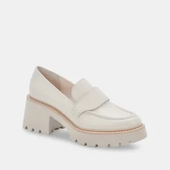 HALONA LOAFERS IVORY LEATHER^Dolce Vita Clearance