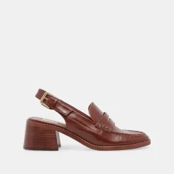 HARDI HEELS BROWN CRINKLE PATENT^Dolce Vita Discount