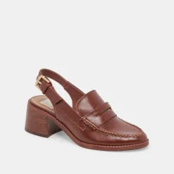 HARDI HEELS BROWN CRINKLE PATENT^Dolce Vita Discount