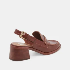 HARDI HEELS BROWN CRINKLE PATENT^Dolce Vita Discount