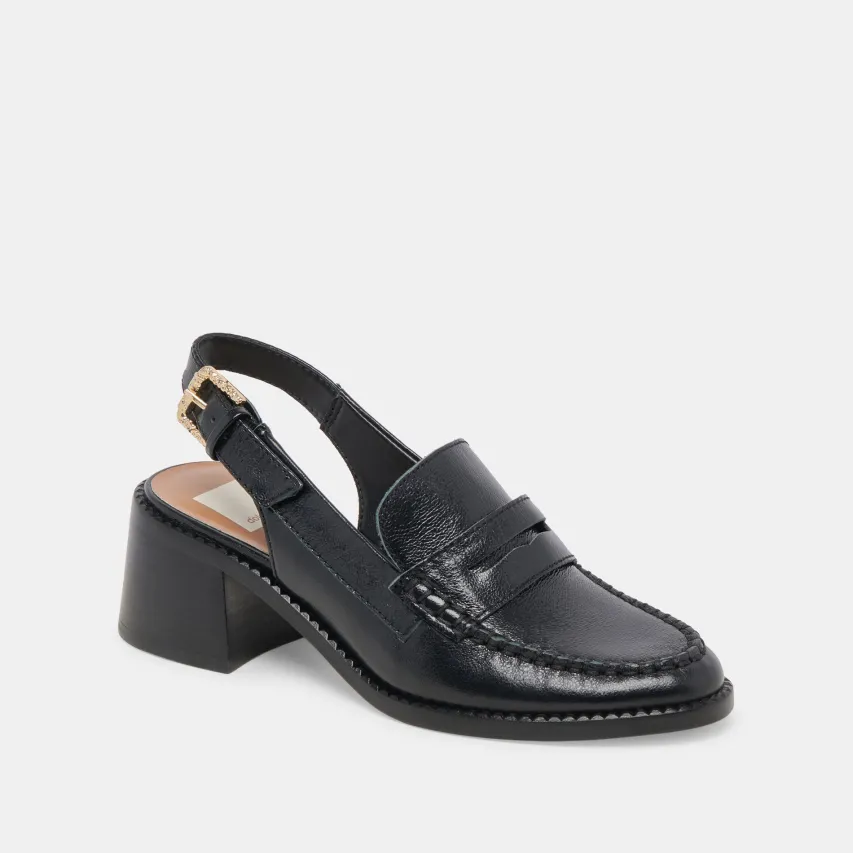 HARDI HEELS MIDNIGHT CRINKLE PATENT^Dolce Vita Sale