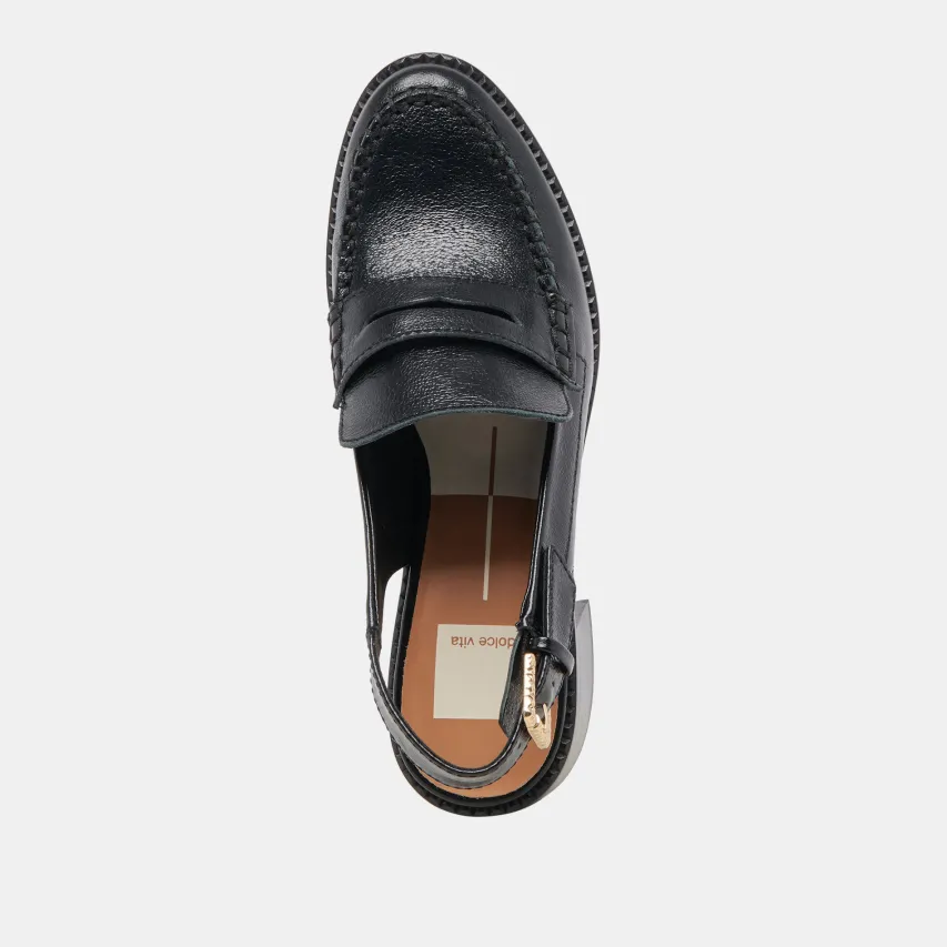 HARDI HEELS MIDNIGHT CRINKLE PATENT^Dolce Vita Sale