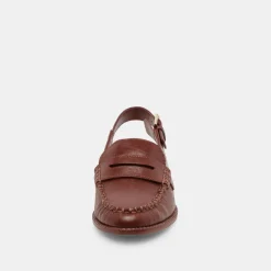 HARDI LOAFERS BROWN CRINKLE PATENT^Dolce Vita New