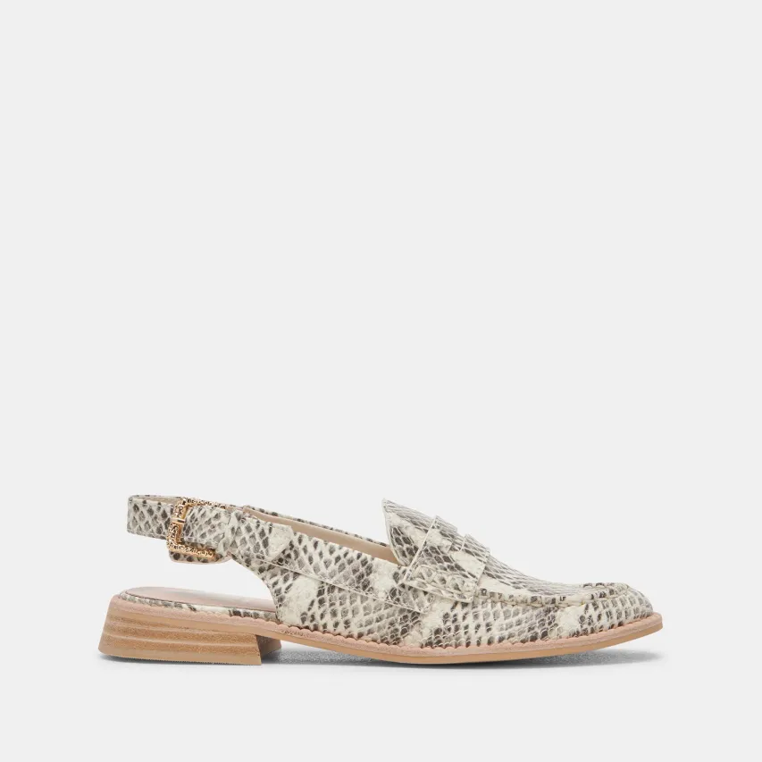 HARDI LOAFERS GREY WHITE SNAKE EMBOSSED^Dolce Vita Hot