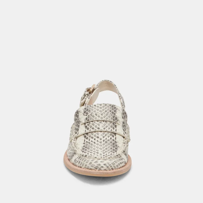 HARDI LOAFERS GREY WHITE SNAKE EMBOSSED^Dolce Vita Hot