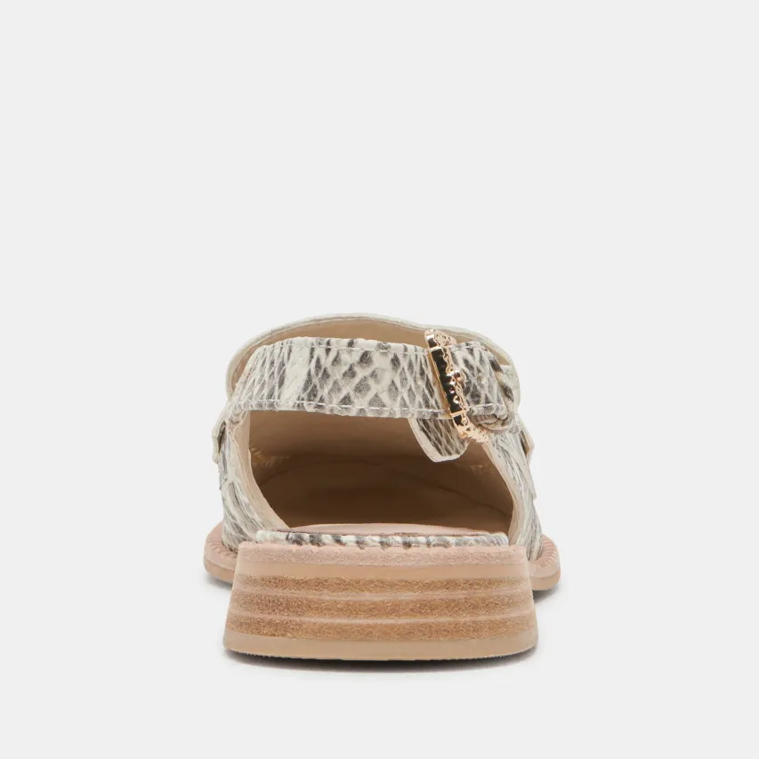 HARDI LOAFERS GREY WHITE SNAKE EMBOSSED^Dolce Vita Hot