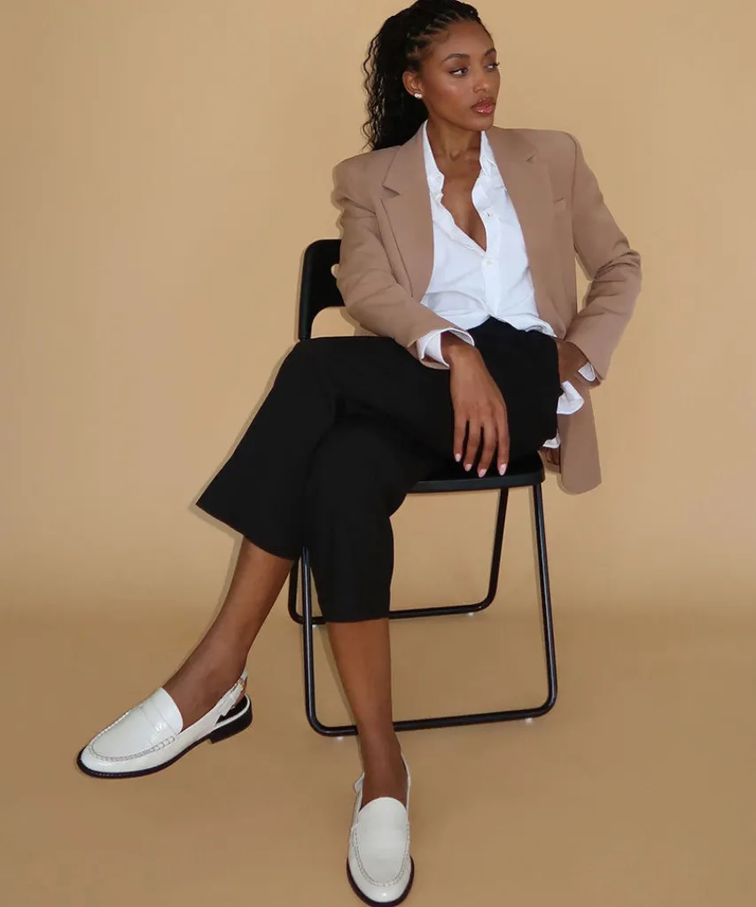 HARDI LOAFERS IVORY CRINKLE PATENT^Dolce Vita Fashion
