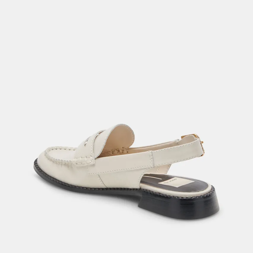 HARDI LOAFERS IVORY CRINKLE PATENT^Dolce Vita Fashion