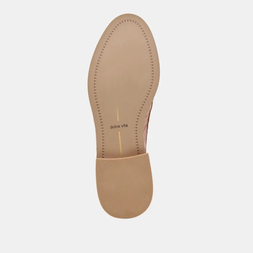 HARDI LOAFERS TAN CRINKLE PATENT^Dolce Vita Hot