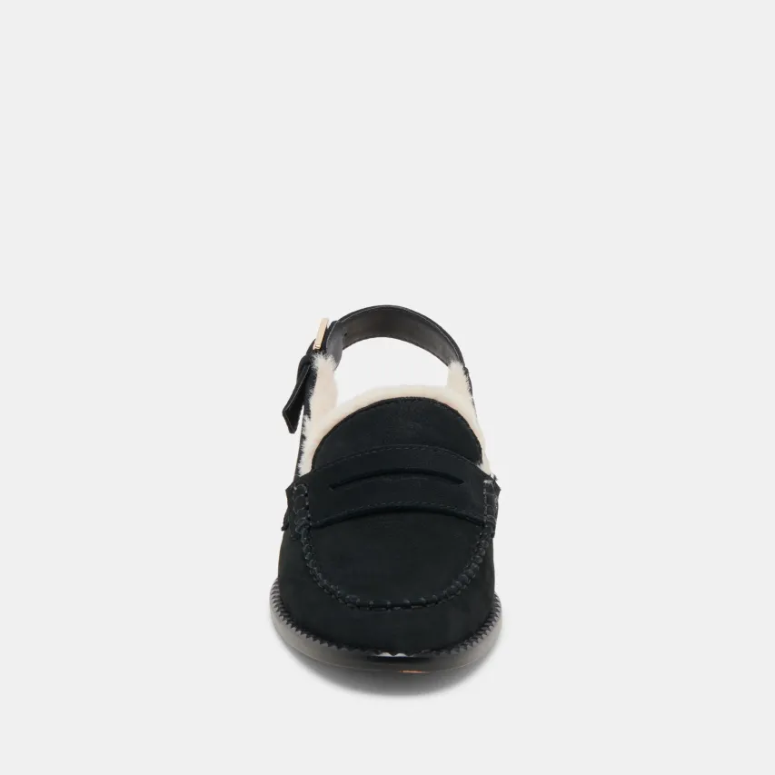 HARDI PLUSH LOAFERS BLACK NUBUCK^Dolce Vita Online