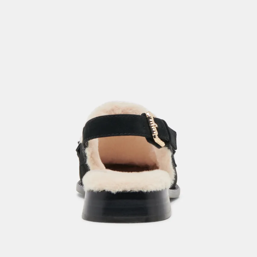 HARDI PLUSH LOAFERS BLACK NUBUCK^Dolce Vita Online