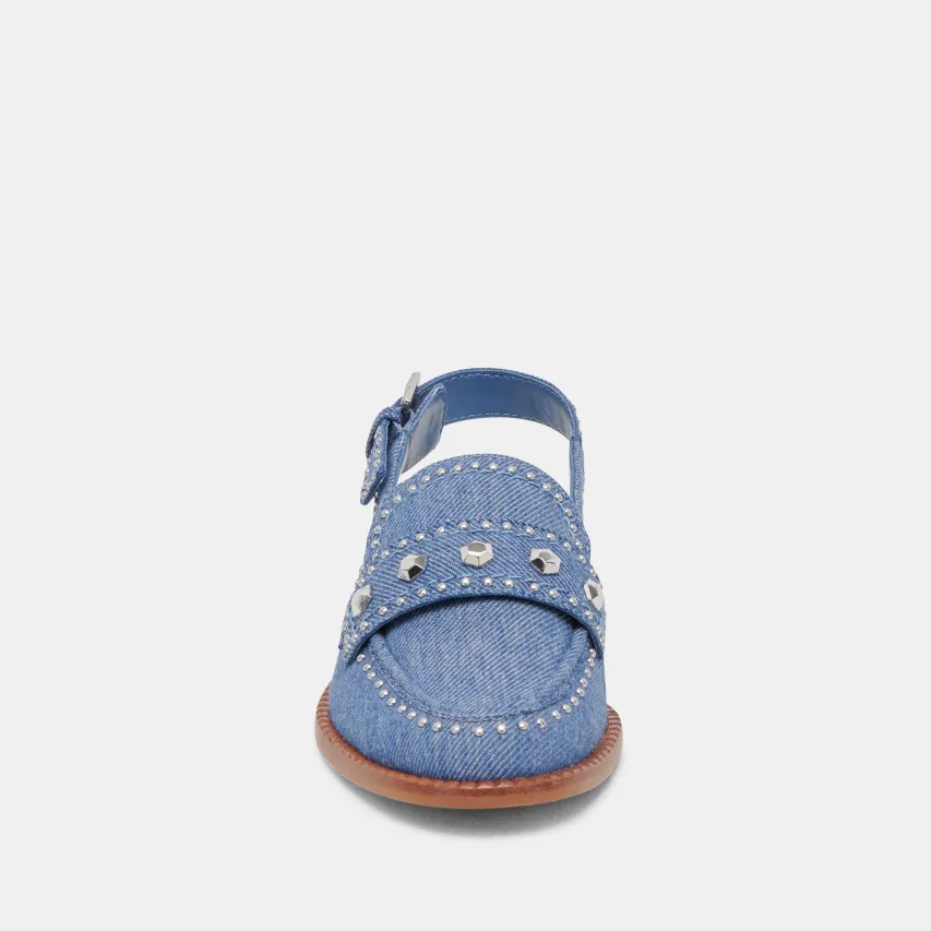 HARDI STUD LOAFERS BLUE DENIM^Dolce Vita Clearance