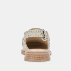 HARDI STUD LOAFERS IVORY CRINKLE PATENT^Dolce Vita Discount