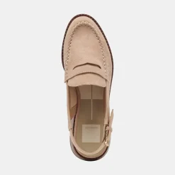 HARDI WIDE LOAFERS CAMEL SUEDE^Dolce Vita Online