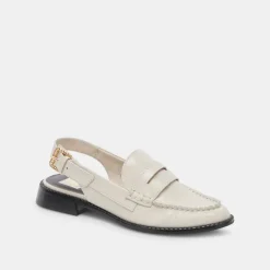 HARDI WIDE LOAFERS IVORY CRINKLE PATENT^Dolce Vita Online