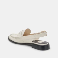 HARDI WIDE LOAFERS IVORY CRINKLE PATENT^Dolce Vita Online