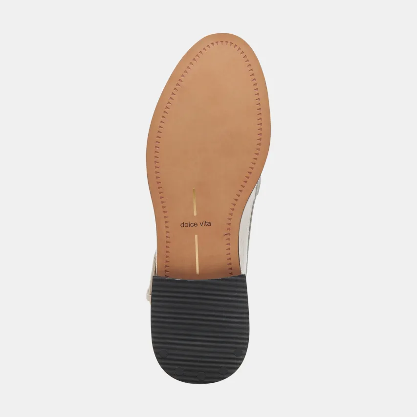 HARDI WIDE LOAFERS IVORY CRINKLE PATENT^Dolce Vita Online