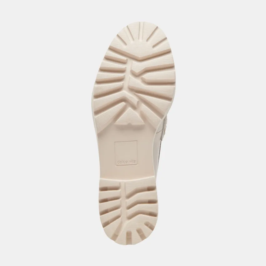 HARLEN LOAFERS IVORY CRINKLE PATENT^Dolce Vita Fashion