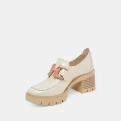 HAROLD HEELS IVORY PATENT LEATHER^Dolce Vita Fashion